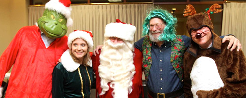 NEMPA's annual holiday party at the Boston Globe drew automakers and media people from across the country for good food, good company, Christmas entertainment and gifts. 