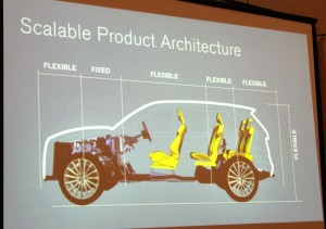Volvo will use SPA, Scalable Product Architecture, for everything from the new S60 sedan to the 7-seat XC90 SUV due in MY 2015.