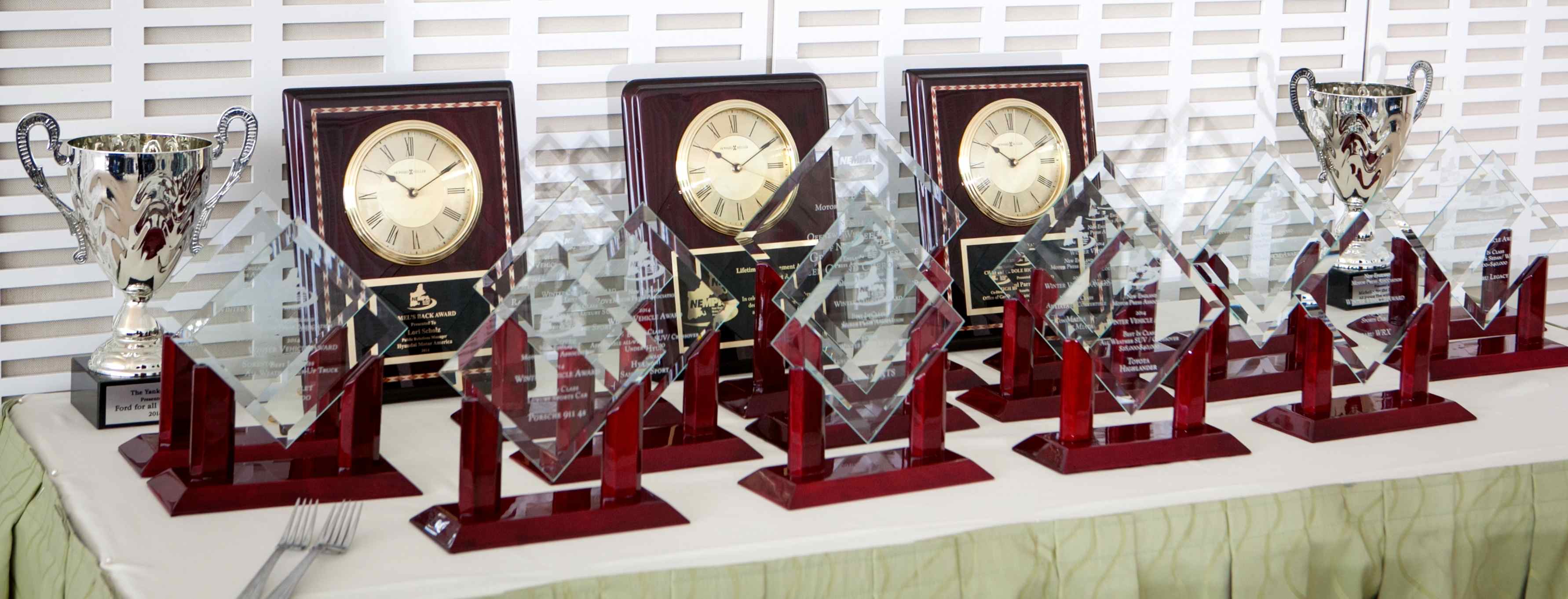 At its annual awards dinner, held on May 29 at the MIT Media Lab and sponsored by AAA of Southern New England, Chrysler and Nissan, NEMPA honored remarkable three individuals for their contributions to the automotive industry and awarded trophies to 17 outstanding vehicles. 