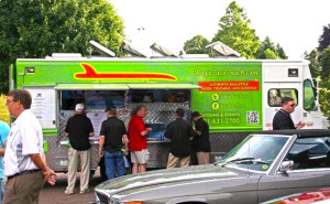 At LAAM, breakfast ‘Subarittos’ were furnished by Subaru and created by the locally famous Breakfast Burrito truck.