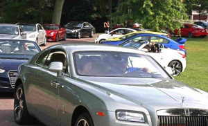Sometimes it looked like Black Friday at the mall . . . a high-end mall.