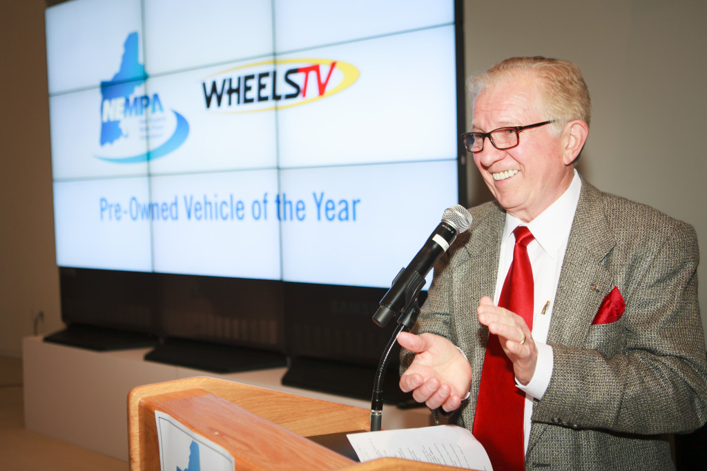 WheelsTV President Jim Barisano presented the Previously Owned Vehicle of the Year Award for the 2006-12 RAV4.