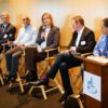 From left to right: Kevin Thomson – Manager-Virtual Tool Development, FCA US LLC; Richard Roth- Director Materials Systems Laboratory, MIT; Dr. Jody Hall – Vice President, Automotive Market,  Steel Market Development Institute; David Paratore – President and CEO of NanoSteel; and Charlie Klein -Executive Director, Global CO2 Strategy, Mass and Aerodynamics, General Motors




